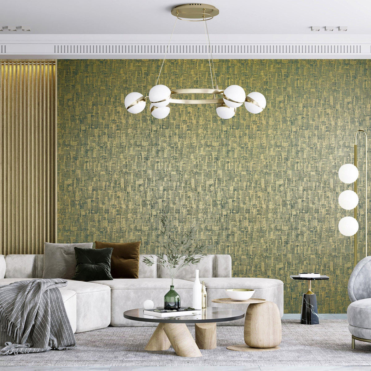 Galerie GH65171-23 Precious Jaquard Gold Wallpaper GH65171-23 Gold Wallpaper