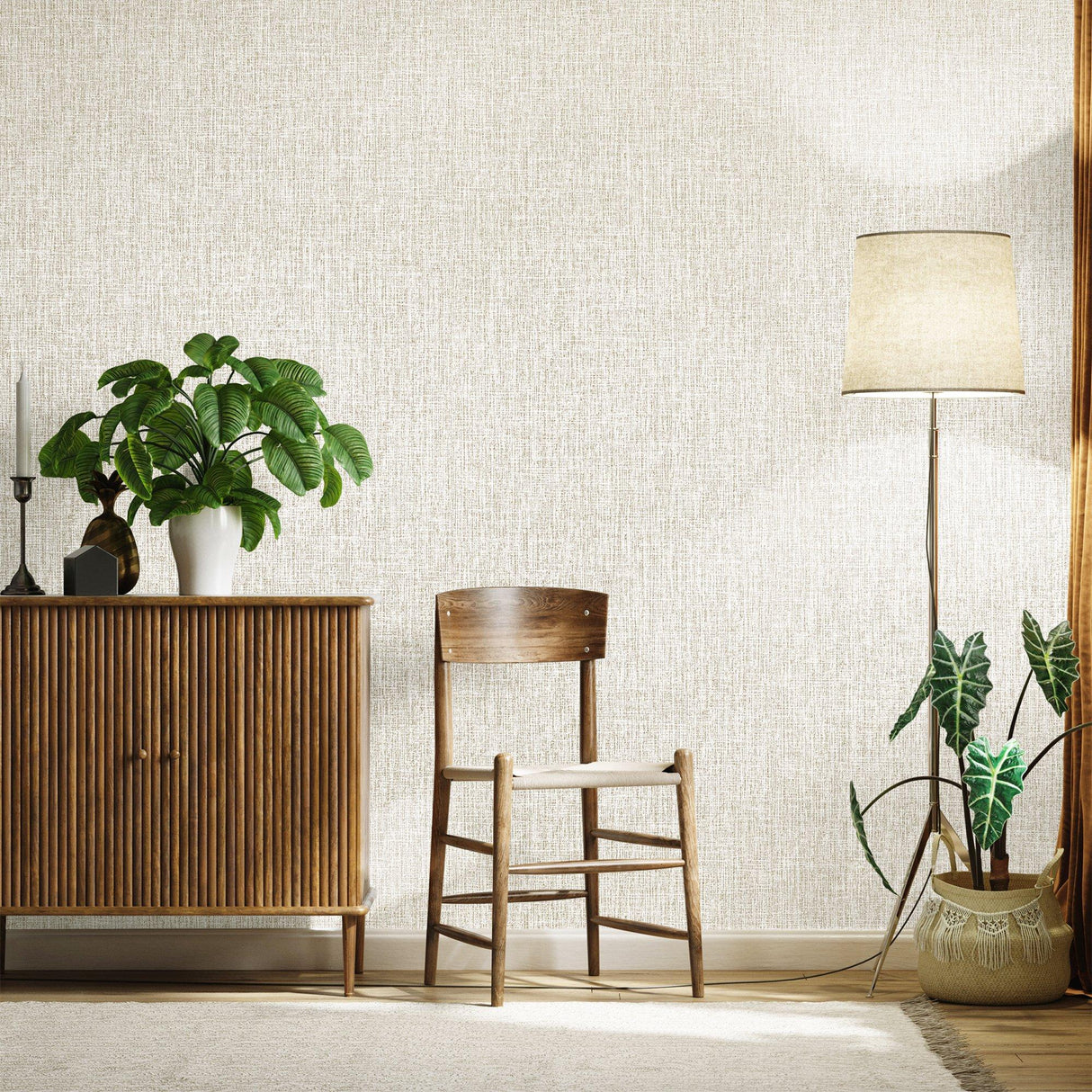 Galerie GH65176-23 Precious Canvas Cream Wallpaper GH65176-23 Cream Wallpaper