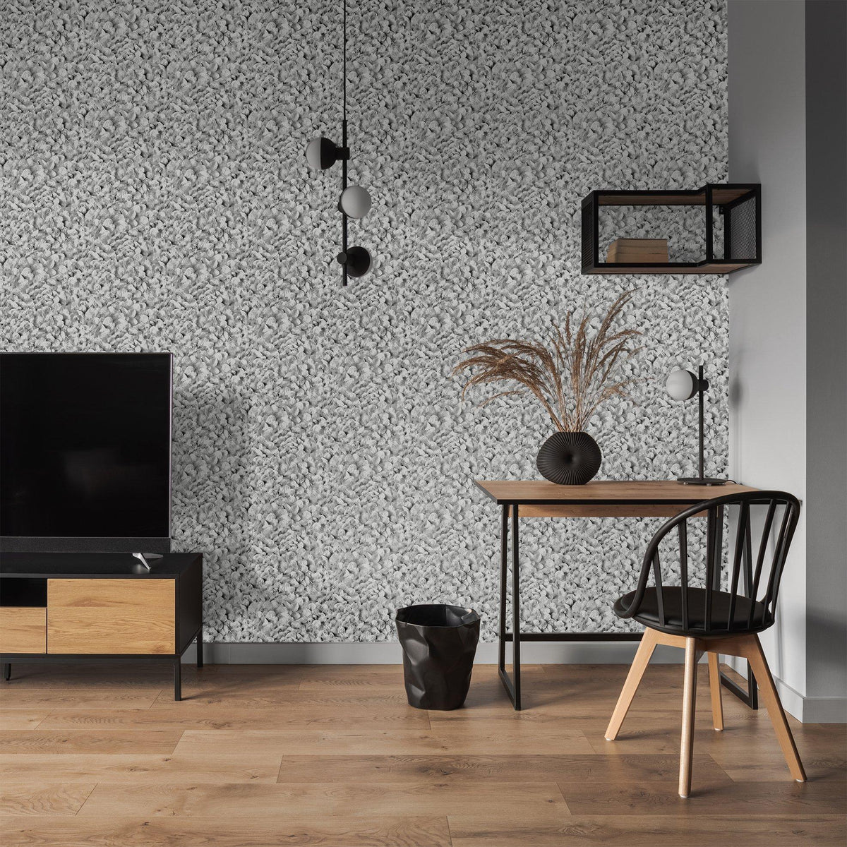 Galerie GH65309-23 Salt Arco Silver Grey Wallpaper GH65309-23 Silver Grey Wallpaper