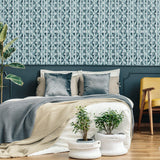 Galerie GH65337-23 Pepper Octagonal Honeycomb Green Wallpaper GH65337-23 Green Wallpaper