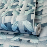 Galerie GH65337-23 Pepper Octagonal Honeycomb Green Wallpaper GH65337-23 Green Wallpaper