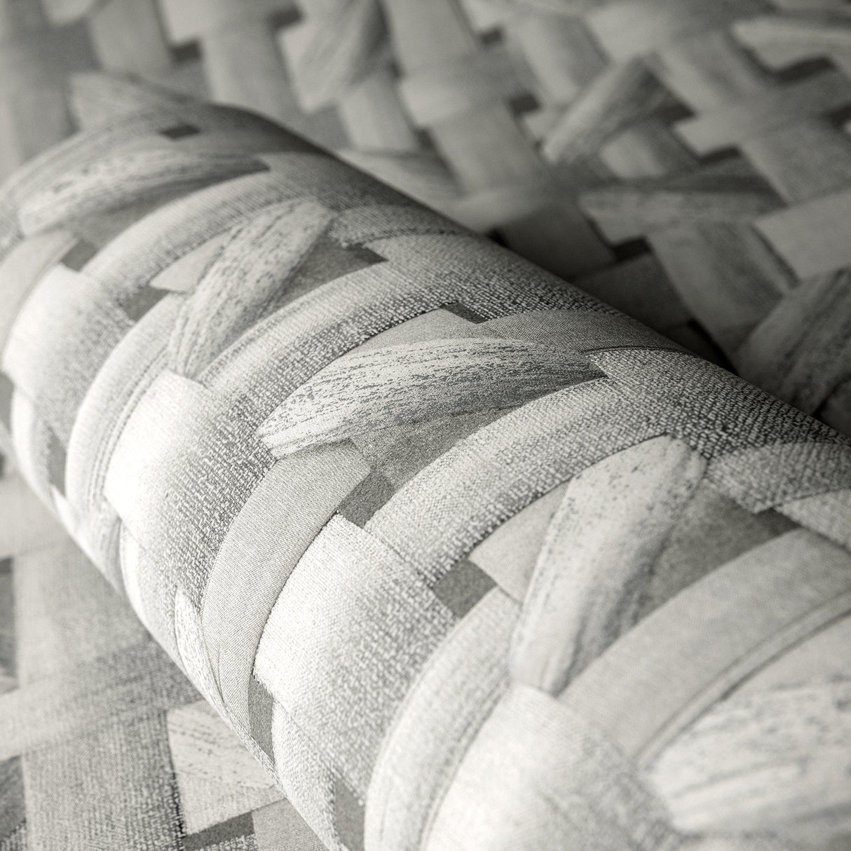 Galerie GH65339-23 Pepper Octagonal Honeycomb Silver Grey Wallpaper GH65339-23 Silver Grey Wallpaper