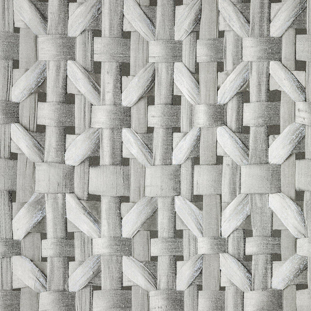 Galerie GH65339-23 Pepper Octagonal Honeycomb Silver Grey Wallpaper GH65339-23 Silver Grey Wallpaper