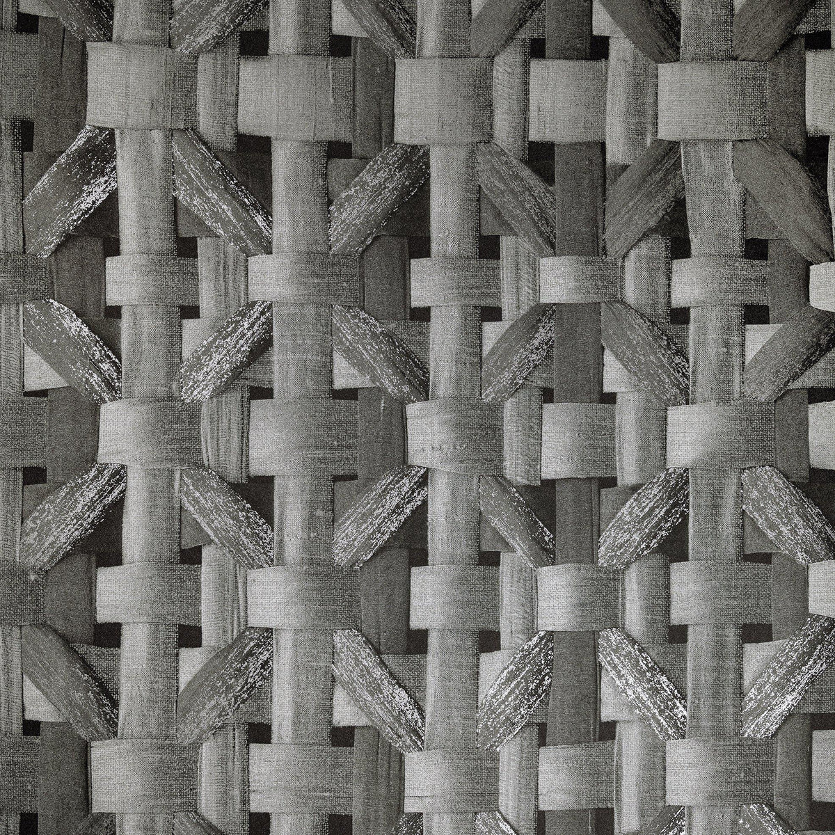 Galerie GH65340-23 Pepper Octagonal Honeycomb Silver Grey Wallpaper GH65340-23 Silver Grey Wallpaper