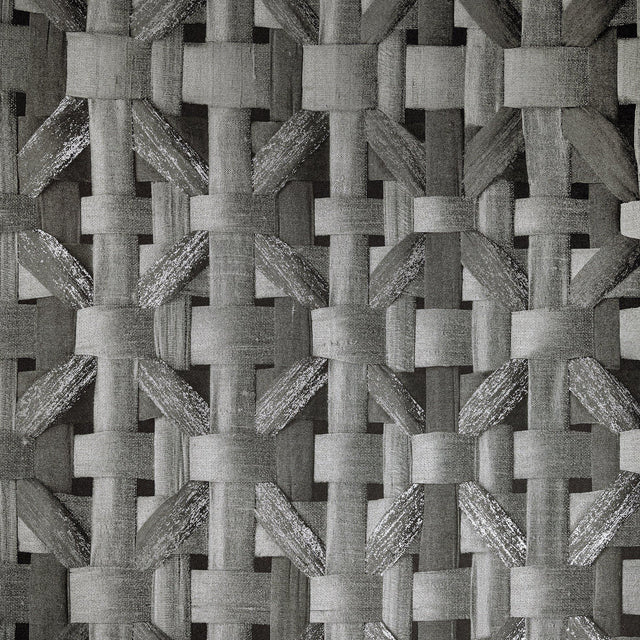Galerie GH65340-23 Pepper Octagonal Honeycomb Silver Grey Wallpaper GH65340-23 Silver Grey Wallpaper