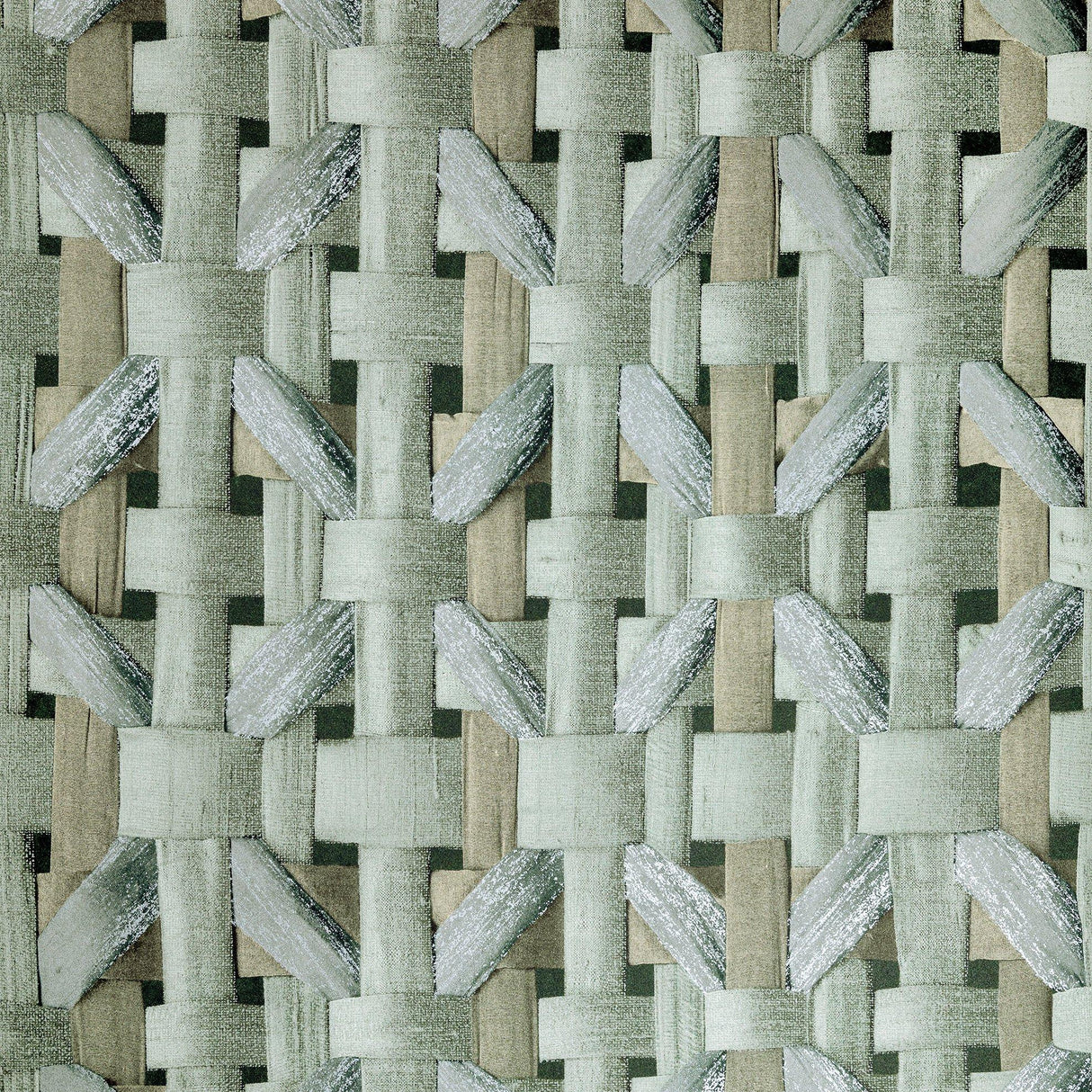 Galerie GH65341-23 Pepper Octagonal Honeycomb Green Wallpaper GH65341-23 Green Wallpaper