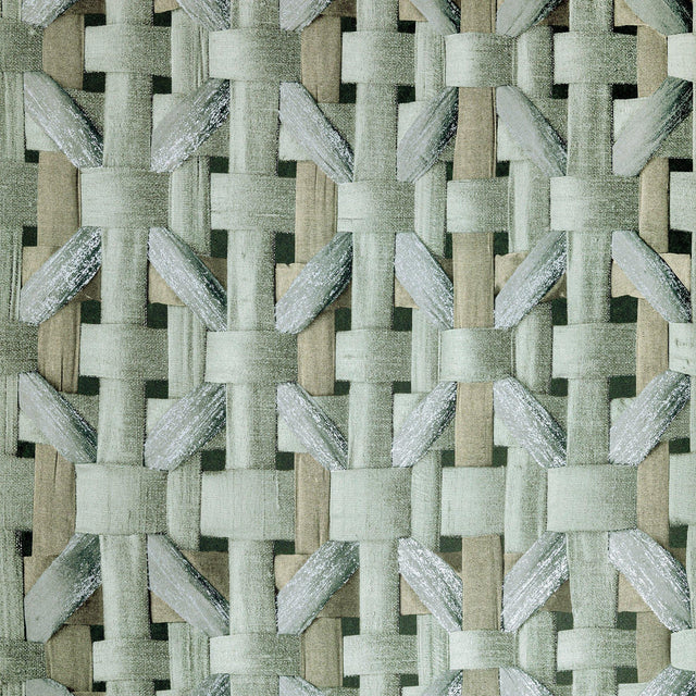 Galerie GH65341-23 Pepper Octagonal Honeycomb Green Wallpaper GH65341-23 Green Wallpaper