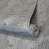 Galerie GH65347-23 Pepper Raffia Silver Grey Wallpaper GH65347-23 Silver Grey Wallpaper