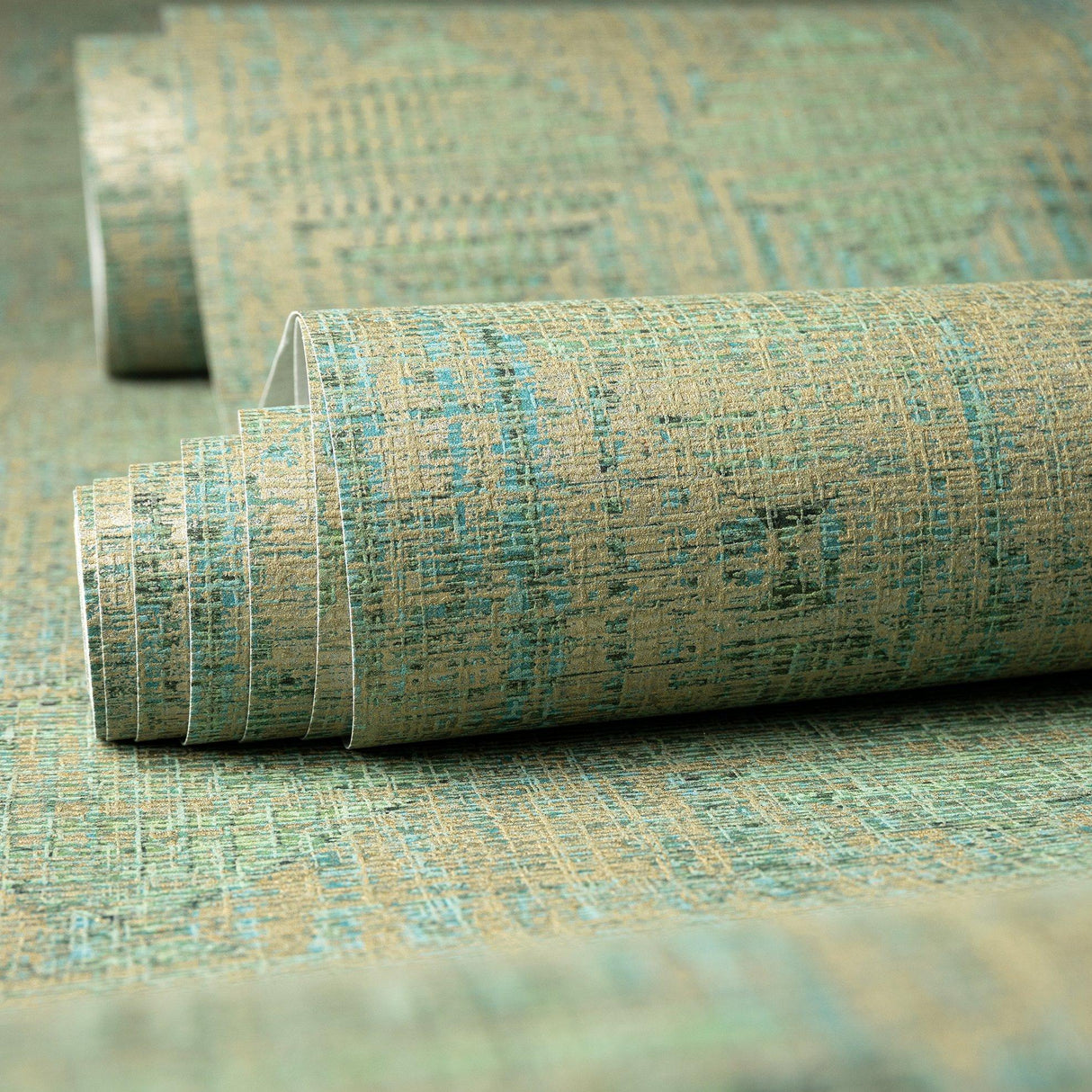 Galerie GH65348-23 Pepper Raffia Green Wallpaper GH65348-23 Green Wallpaper