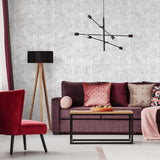 Galerie GH65349-23 Pepper Raffia Silver Grey Wallpaper GH65349-23 Silver Grey Wallpaper