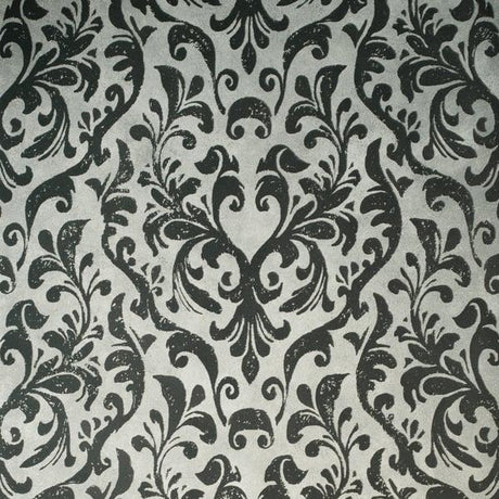Galerie GH81256-23 Mayfair / Loft Damask Flock Silver Grey Wallpaper