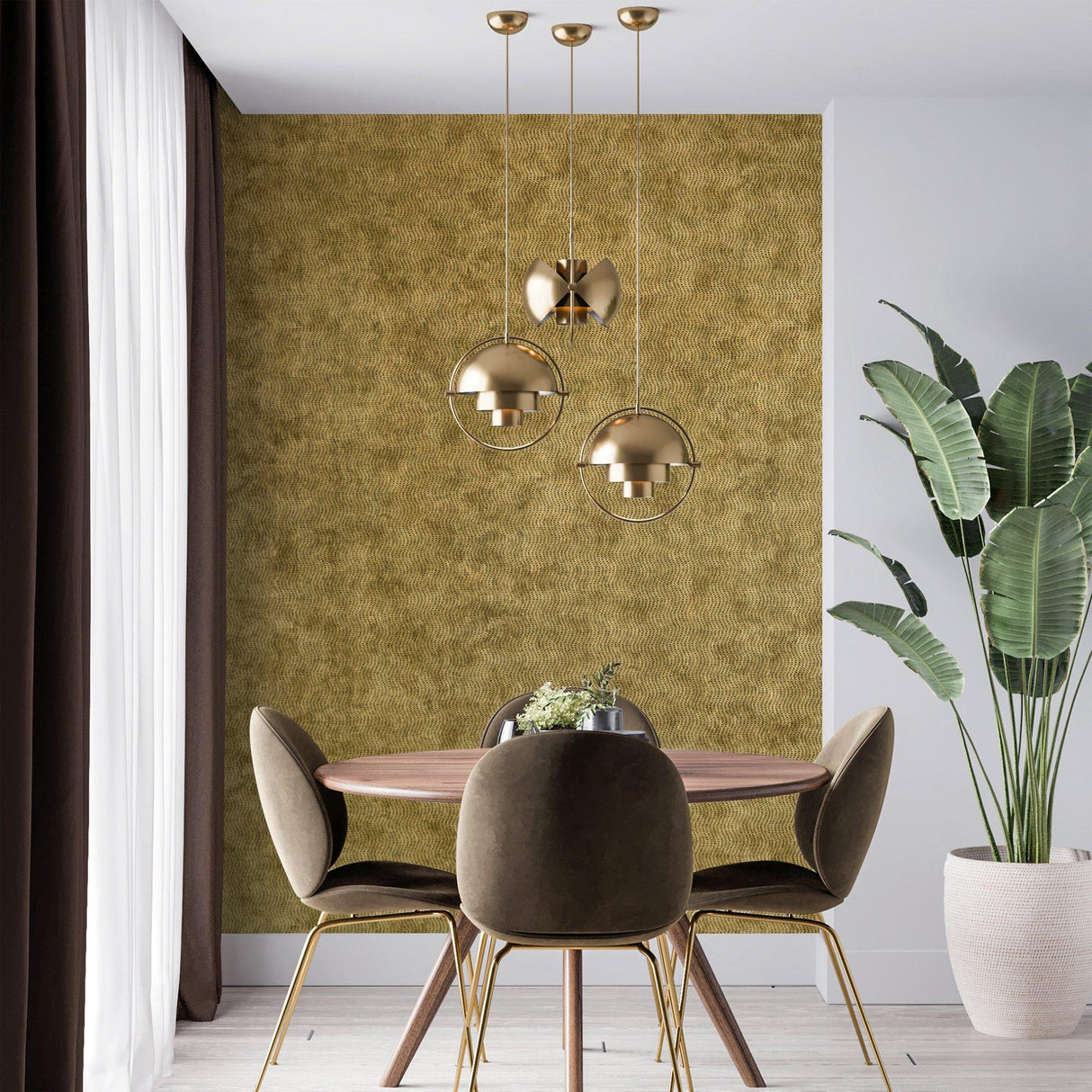 Galerie GH81288-23 Precious Cord Gold Wallpaper GH81288-23 Gold Wallpaper
