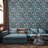 Galerie GH81332-23 Pepper Wild Garden Green Wallpaper GH81332-23 Green Wallpaper