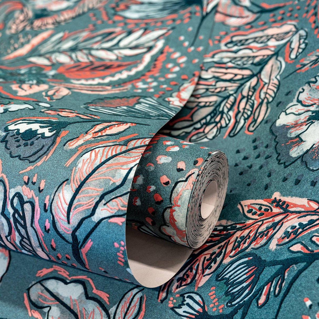 Galerie GH81332-23 Pepper Wild Garden Green Wallpaper GH81332-23 Green Wallpaper