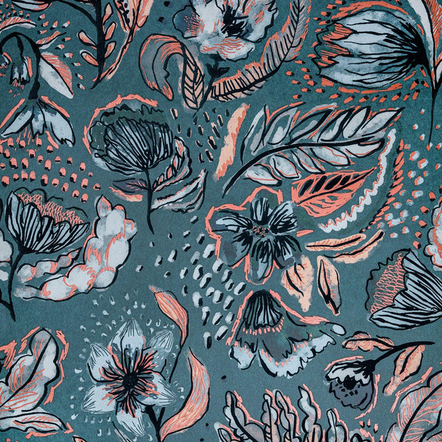 Galerie GH81332-23 Pepper Wild Garden Green Wallpaper GH81332-23 Green Wallpaper