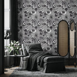 Galerie GH81335-23 Pepper Wild Garden Silver Grey Wallpaper GH81335-23 Silver Grey Wallpaper