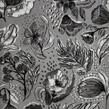 Galerie GH81335-23 Pepper Wild Garden Silver Grey Wallpaper GH81335-23 Silver Grey Wallpaper