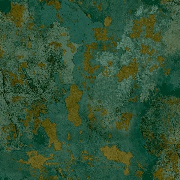 Galerie IT9785 Distressed Texture Green Wallpaper