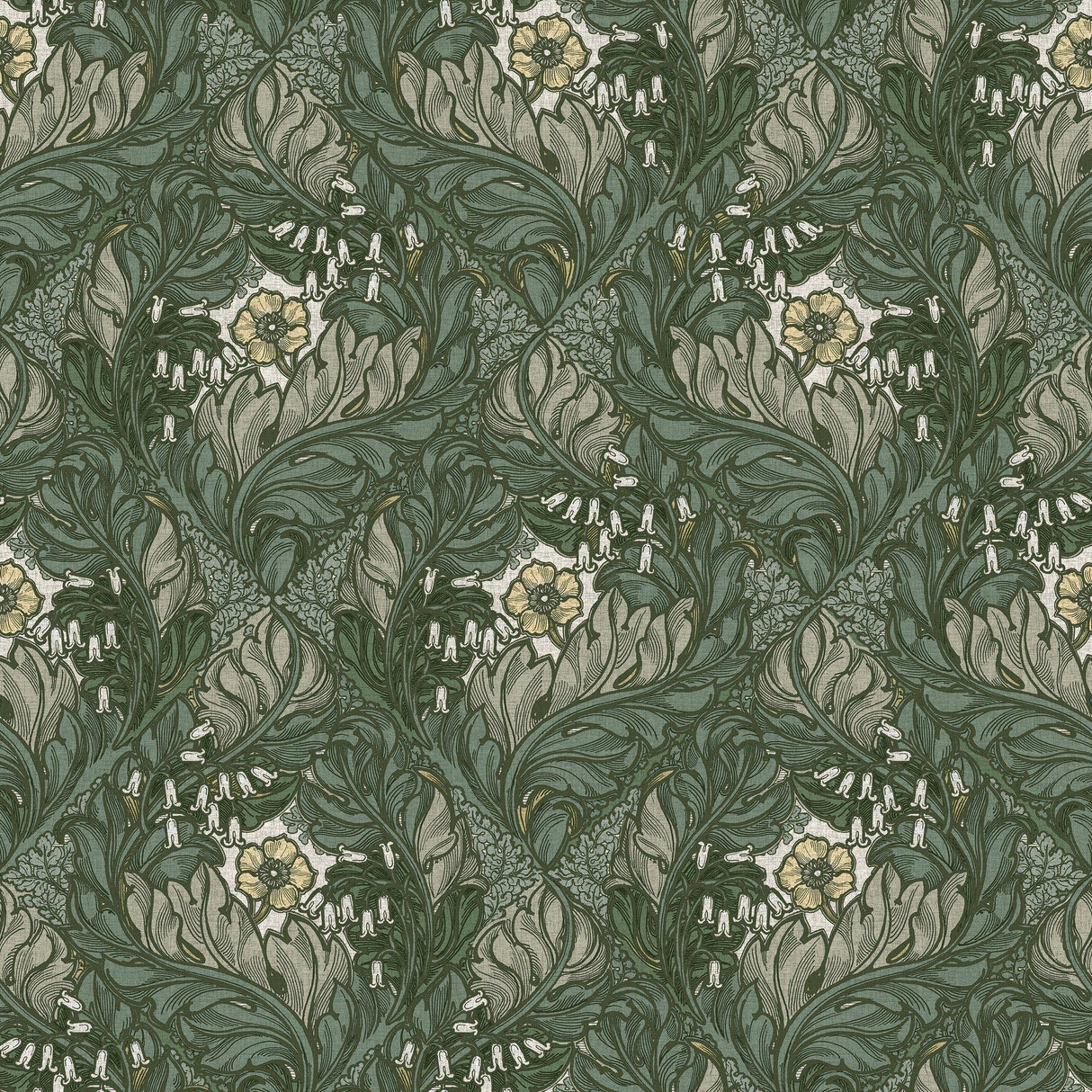 Galerie LB25103 Off The Wall Rambleicious Green Wallpaper LB25103 Green Wallpaper