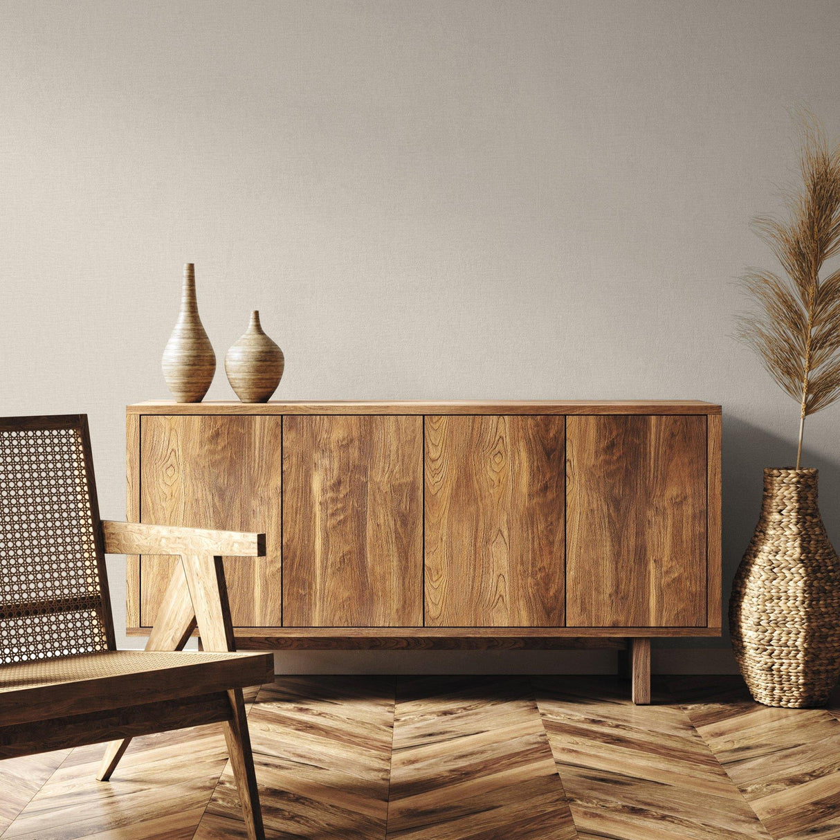 Galerie LB25132 Off The Wall Nuance Plain Texture Beige Wallpaper LB25132 Beige Wallpaper