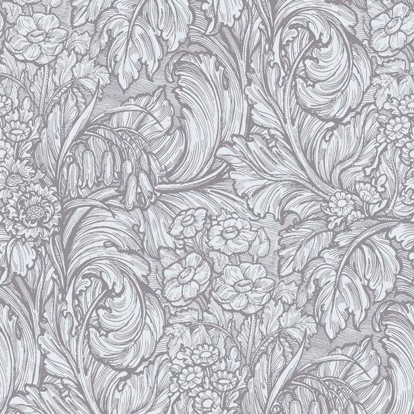 Galerie LB25137 Hedgerovia Silver Grey Wallpaper