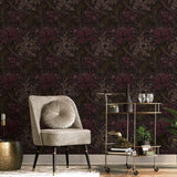 Galerie LB25146 Off The Wall Morris Major Red Wallpaper LB25146 Red Wallpaper