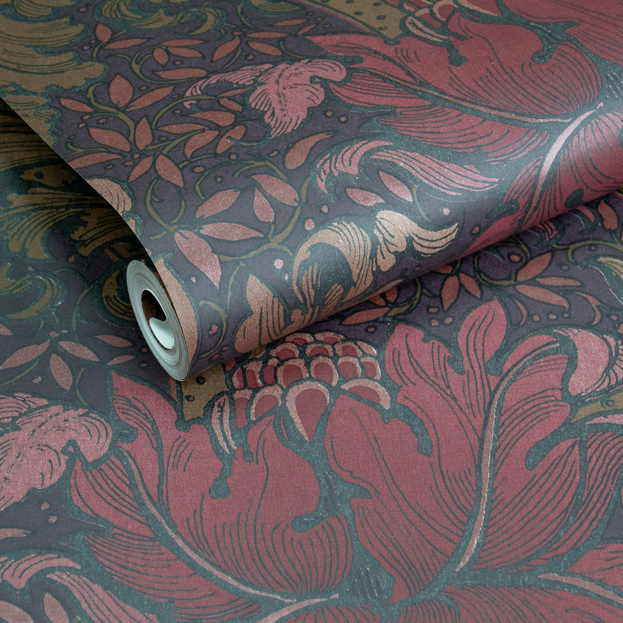 Galerie LB25146 Off The Wall Morris Major Red Wallpaper LB25146 Red Wallpaper