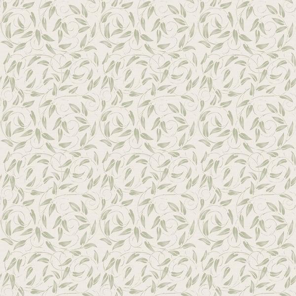 Galerie LB25159 Tit Willow Green Wallpaper