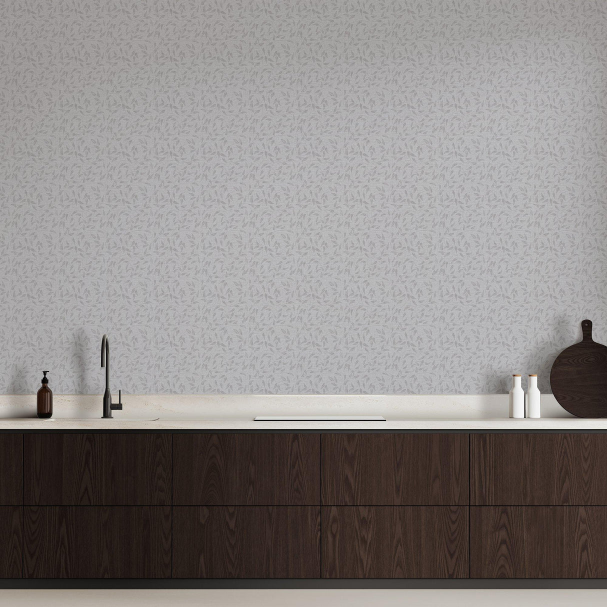 Galerie LB25164 Off The Wall Tit Willow Silver Grey Wallpaper LB25164 Silver Grey Wallpaper