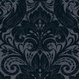 Galerie LB25169 Off The Wall Damask Sauvage Blue Wallpaper LB25169 Blue Wallpaper