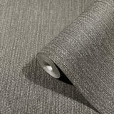 Galerie NT32739 The New Textures Vertical Weave Silver Grey Wallpaper NT32739 Silver Grey Wallpaper
