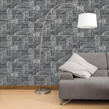 Galerie SM0605 Lustre Abstract Silver Grey Wallpaper SM0605 Silver Grey Wallpaper