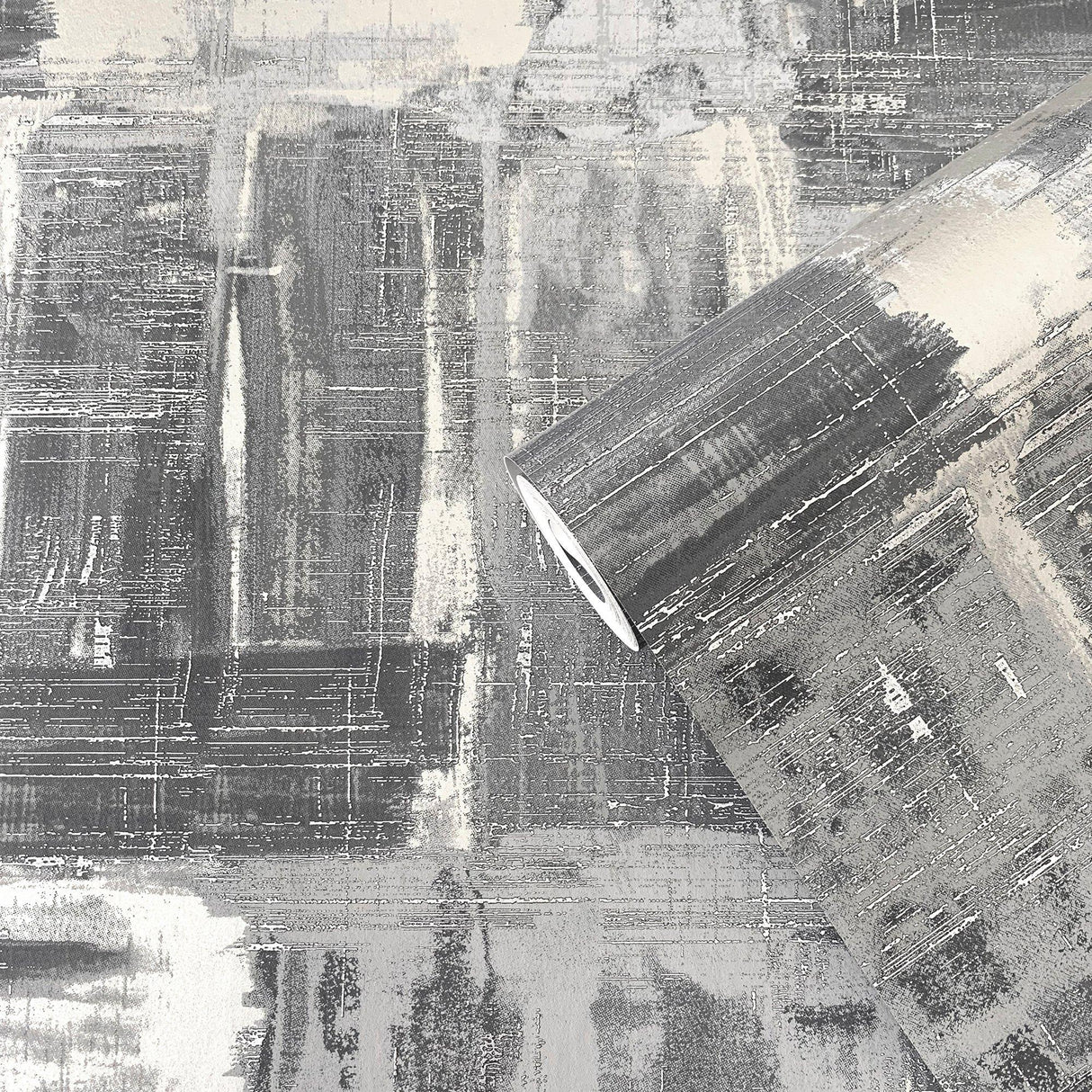 Galerie SM0605 Lustre Abstract Silver Grey Wallpaper SM0605 Silver Grey Wallpaper