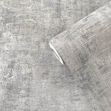 Galerie SP-LS5004 Lustre Distressed Silver Grey Wallpaper SP-LS5004 Silver Grey Wallpaper
