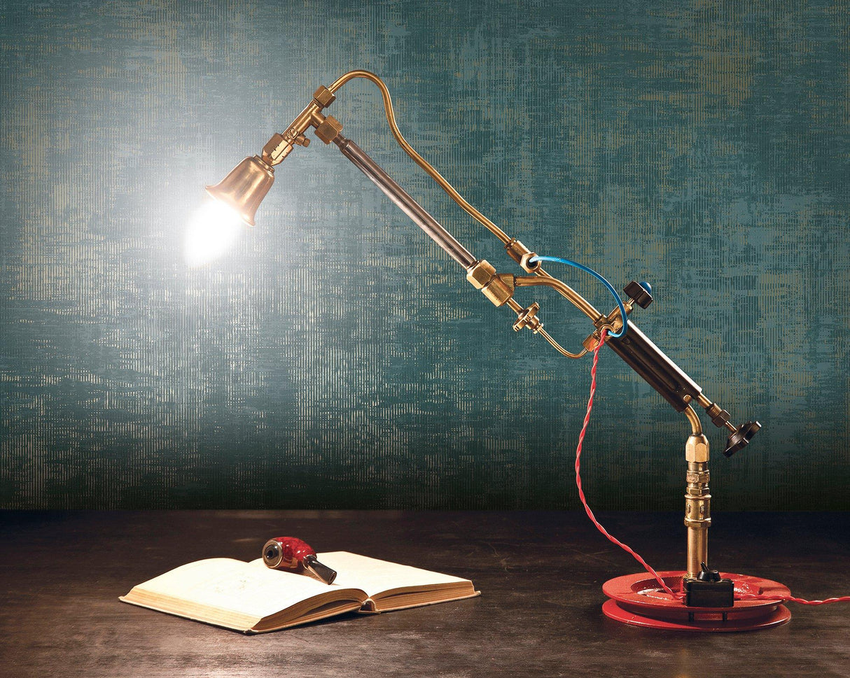 Galerie SP-LS5009 Lustre Distressed Green Wallpaper SP-LS5009 Green Wallpaper