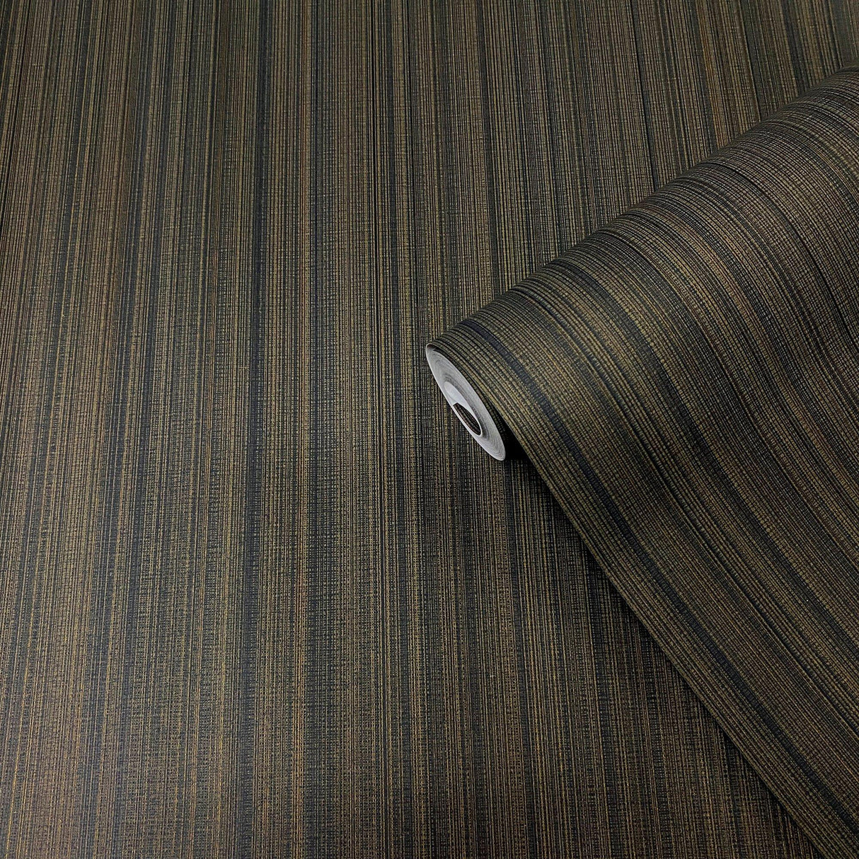 Galerie SP-NA6010 Boutique Textured Stripe Bronze Brown Wallpaper SP-NA6010 Bronze Brown Wallpaper