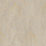 Galerie W78179 Modern Metallic Damask Gold Wallpaper