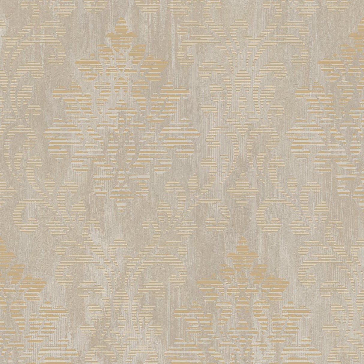 Galerie W78179 Metallic FX Modern Metallic Damask Gold Wallpaper W78179 Gold Wallpaper