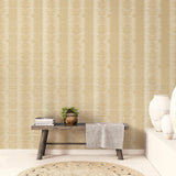 Galerie W78198 Metallic FX Metallic Layered Stripe Gold Wallpaper W78198 Gold Wallpaper