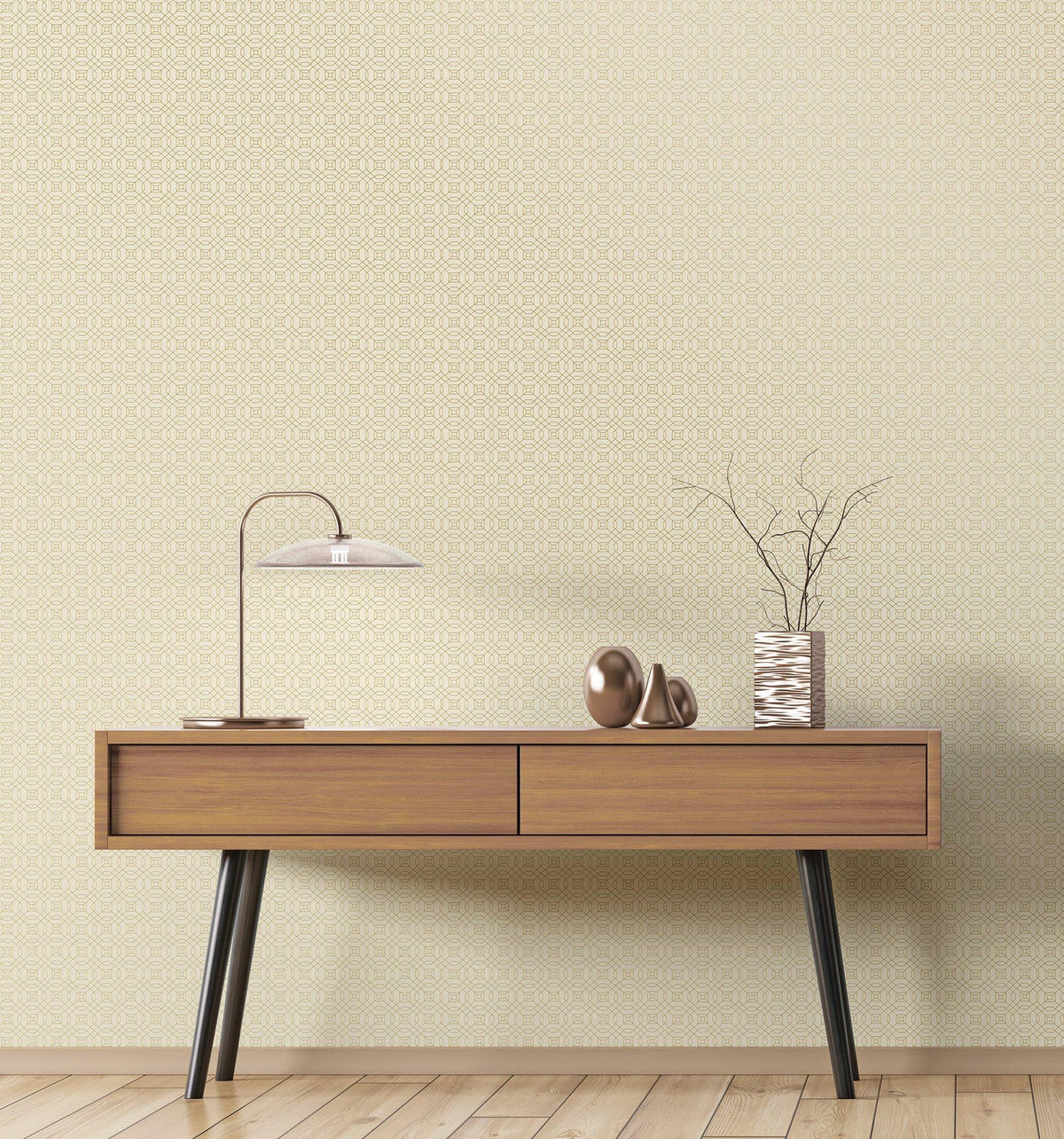 Galerie W78217 Metallic FX Metallic Geometric Gold Wallpaper W78217 Gold Wallpaper