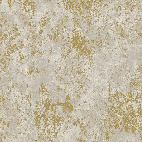 Galerie W78224 Metallic Industrial Texture Gold Wallpaper