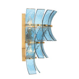Crystorama Abigail 3 Light Aged Brass Sconce