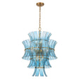 Crystorama Abigail 13 Light Aged Brass Chandelier