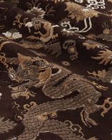 Brunschwig & Fils LE DRAGON VELVET UMBER Upholstery Fabric