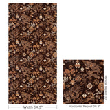 Brunschwig & Fils LE DRAGON VELVET UMBER Upholstery Fabric