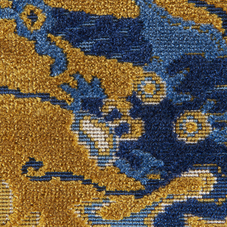 Brunschwig & Fils LE DRAGON VELVET GOLD Upholstery Fabric