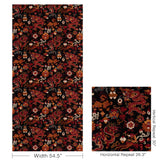 Brunschwig & Fils LE DRAGON VELVET NOIR Upholstery Fabric