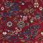 Brunschwig & Fils LE DRAGON VELVET RED/BLUE Upholstery Fabric