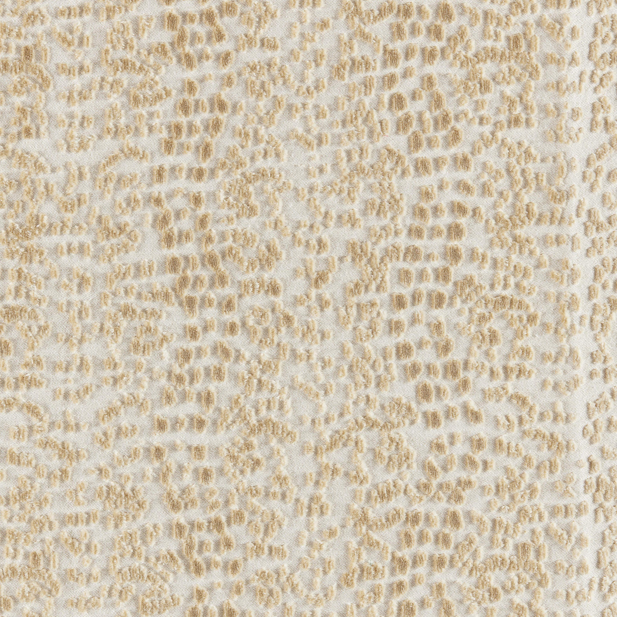 Brunschwig & Fils LES TOUCHES VELVET IVORY Upholstery Fabric