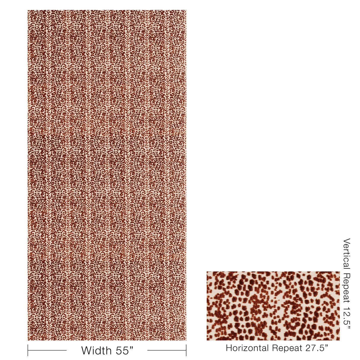 Brunschwig & Fils LES TOUCHES VELVET SPICE Upholstery Fabric